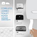 Scott&reg; White 3-39/50 in. 2-Ply Bathroom Tissue in White (Case of 12) 