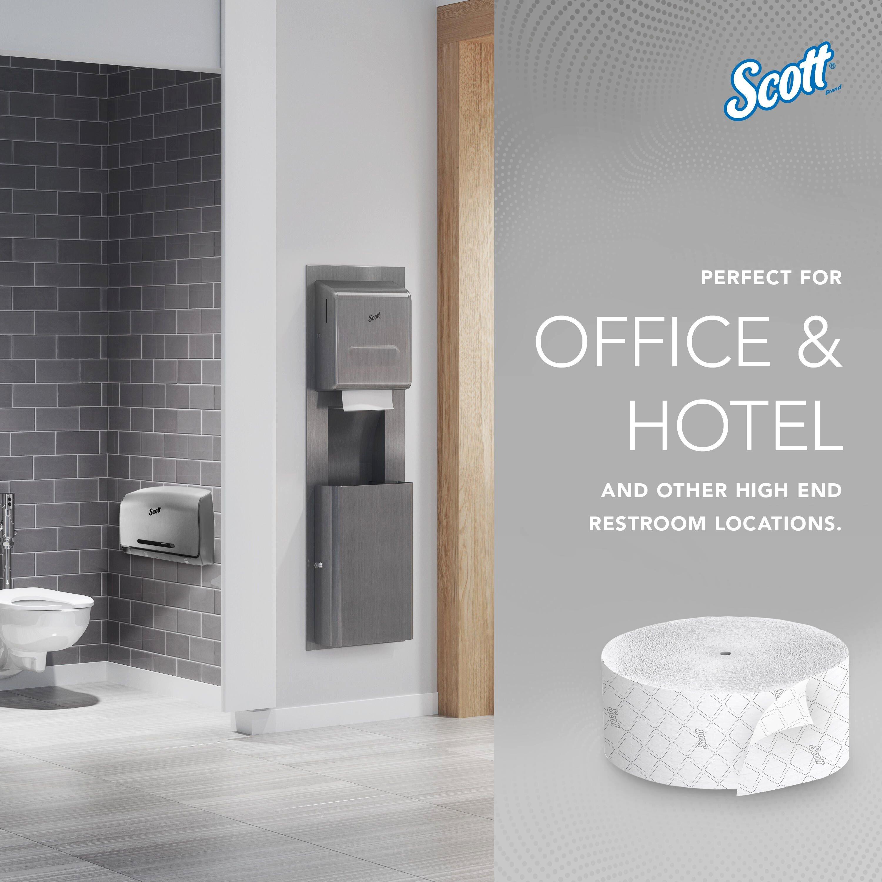 Scott&reg; White 3-39/50 in. 2-Ply Bathroom Tissue in White (Case of 12) 