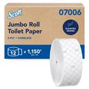 Scott&reg; White 3-39/50 in. 2-Ply Bathroom Tissue in White (Case of 12) 