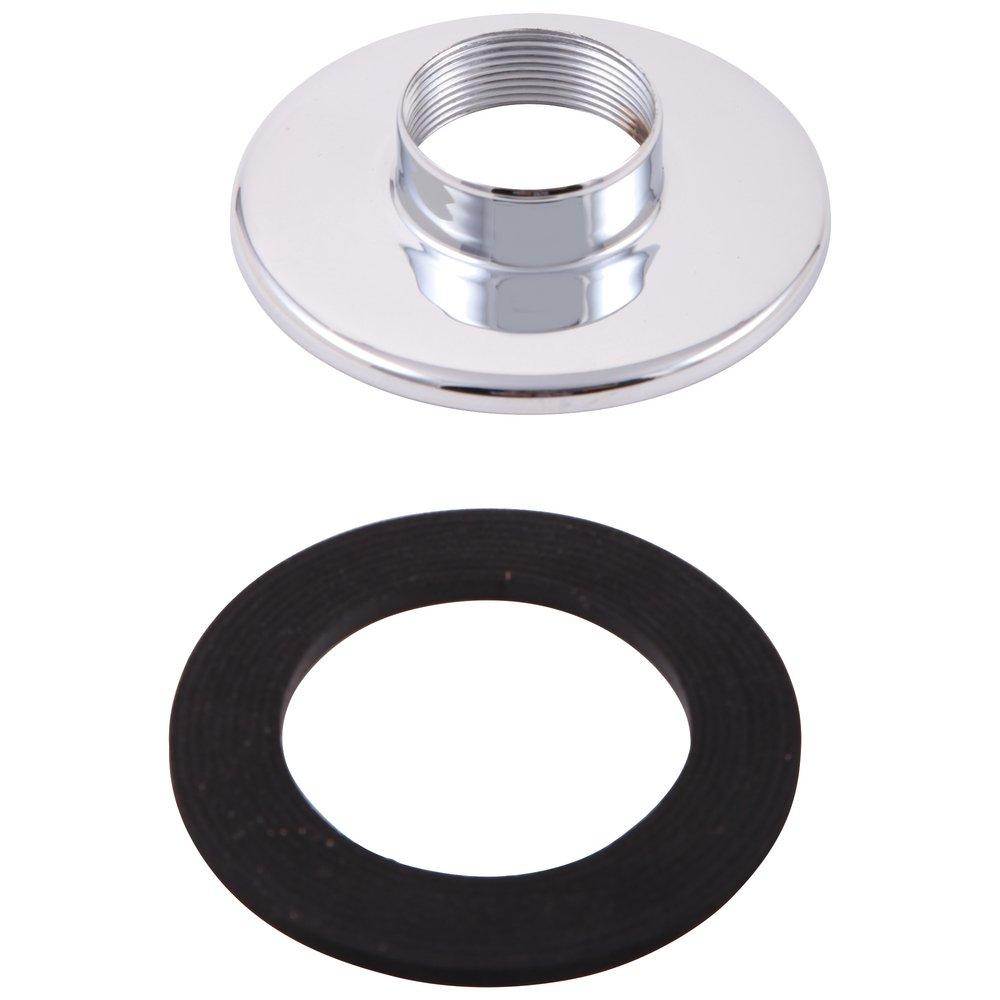 Delta Faucet Chrome Escutcheon Base with Gasket Brushed 