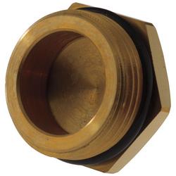 Plug for Push- Button Diverter Chrome