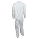 KleenGuard™ White Film Laminate Coverall with Front Zip and Elastic Wrist and Ankle 
