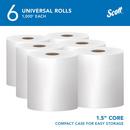 Scott&reg; White High Capacity Hard Roll Towel in White (Case of 6) 