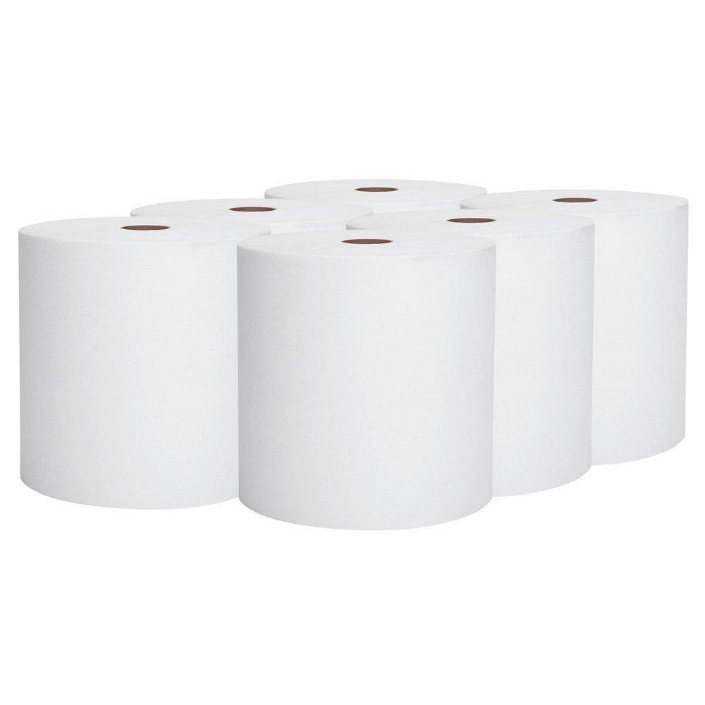 Scott® White 8 in. High Capacity Hard Roll Towel in White (Case of 6) 