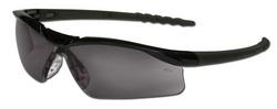 Grey Lens Black Frame Safety Glasses
