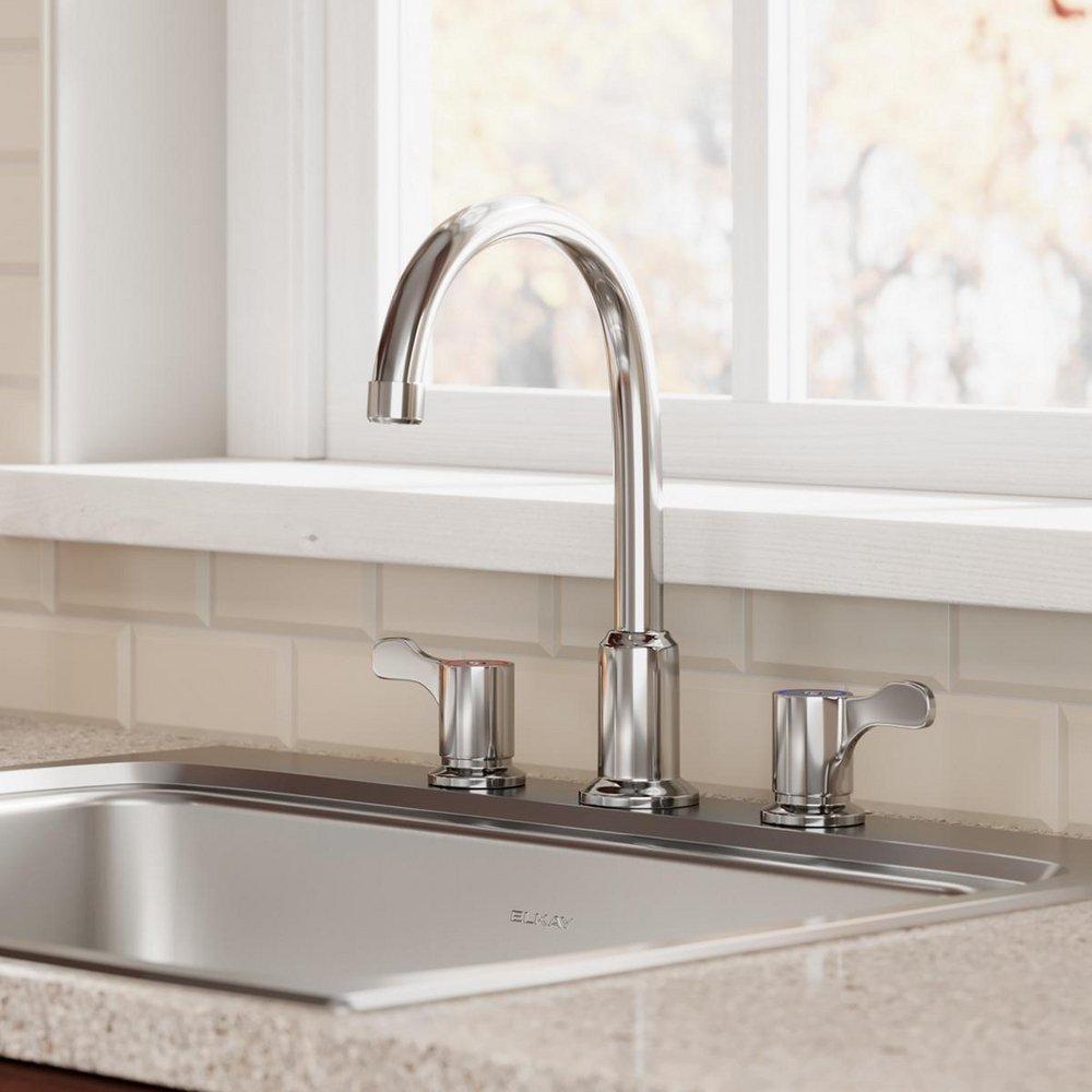Elkay Lustrous Satin 25 x 22 in. Stainless Steel Single Bowl Drop-in Kitchen Sink in Lustrous Satin 