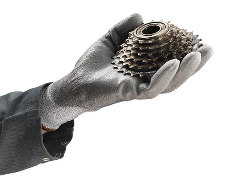 Ansell Occupational Healthcare Grey Polyurethane Coated Dyneema&reg;, Lycra and Plastic Reusable Safety Gloves in Grey 