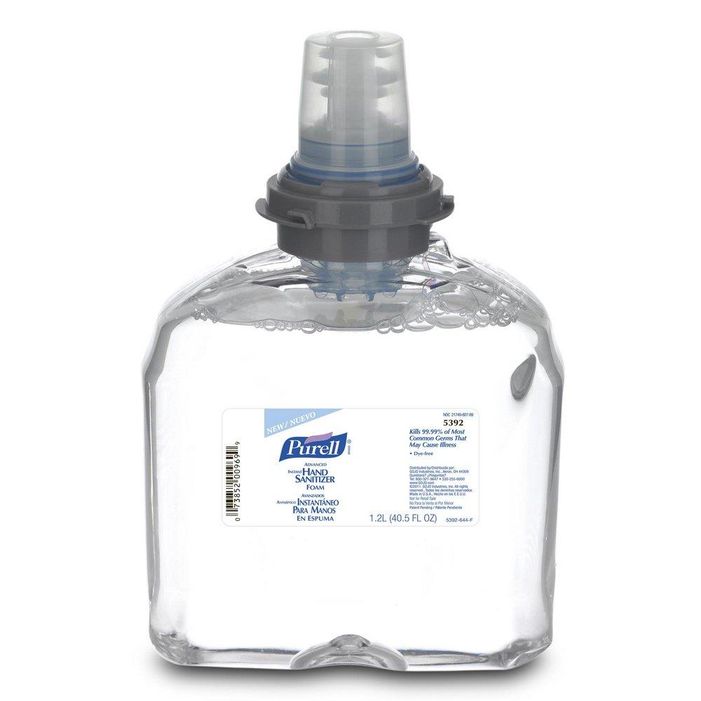 PURELL&reg; Clear Advanced Instant Foam Hand Sanitizer (Case of 2) 