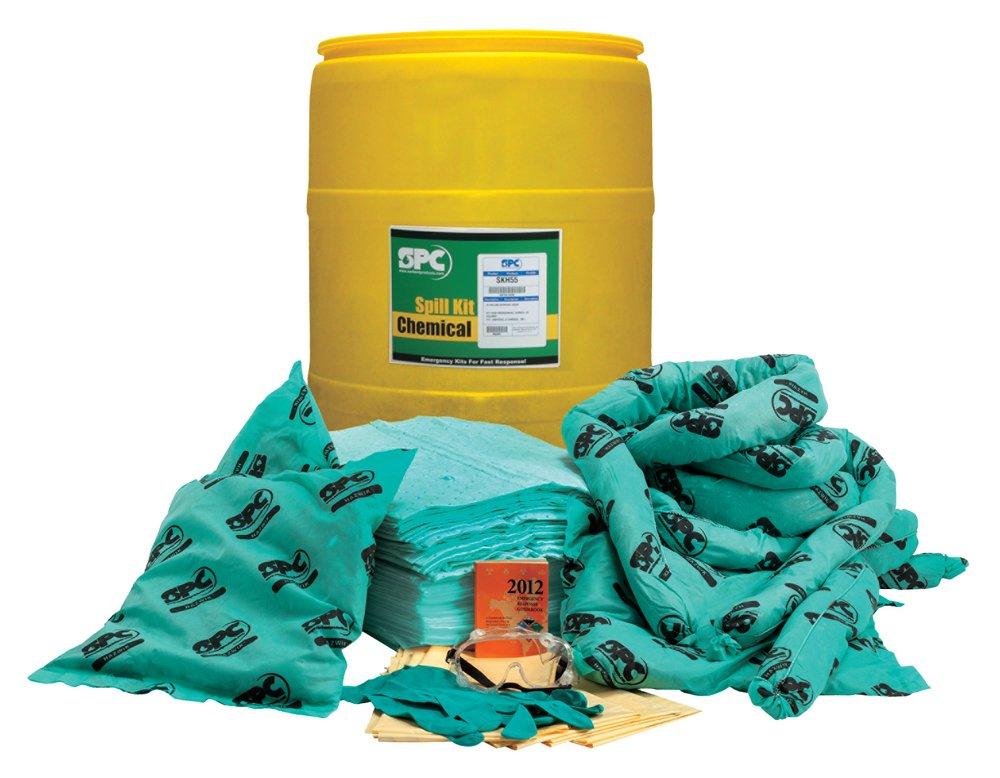 Brady Worldwide Yellow Drum Chemical Spill Kit 