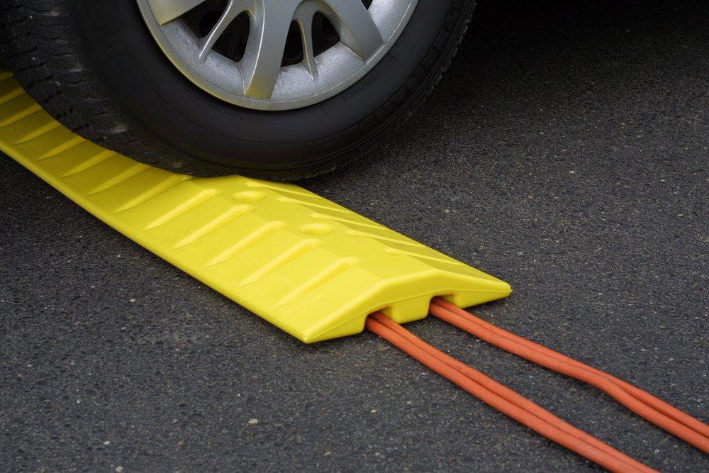Eagle Yellow 72 in. Speed Bump Cable Guard 