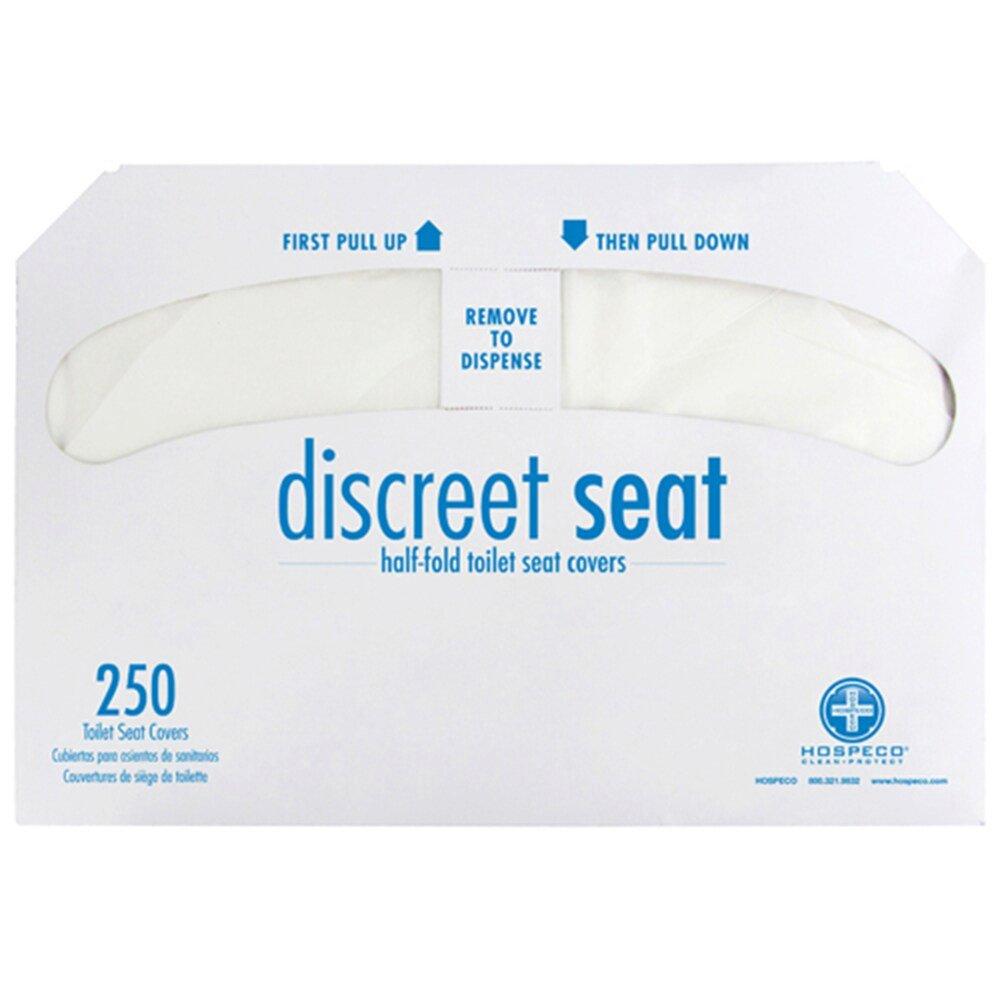 HOSPECO White Toilet Seat Cover Half-fold 
