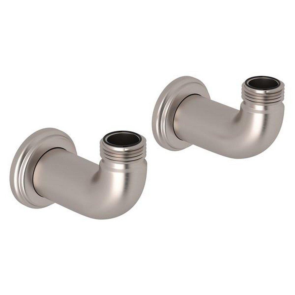 Perrin & Rowe&reg; Satin Nickel 2-3/4 in. Brass Wall Union 
