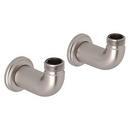 Perrin & Rowe&reg; Satin Nickel 2-3/4 in. Brass Wall Union 