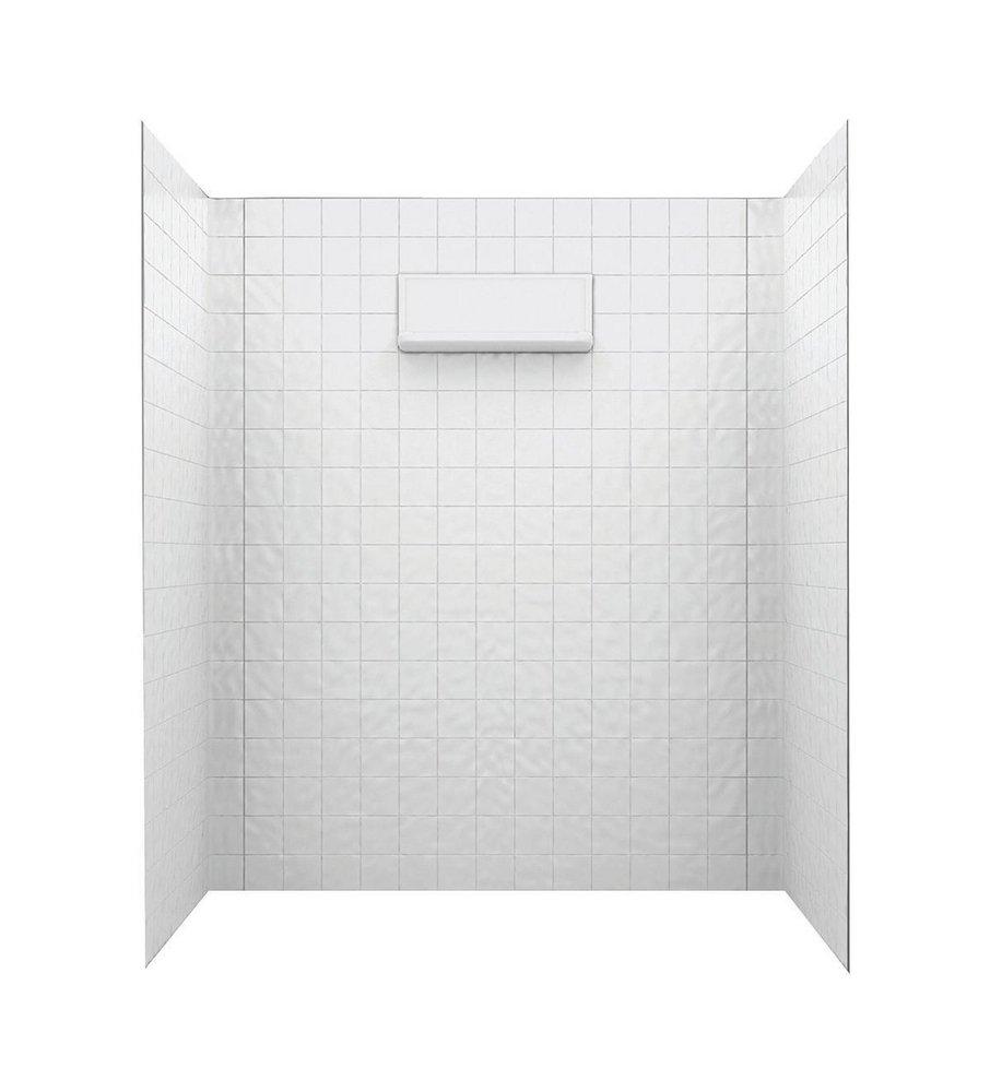 Swan Corporation White Shower Wall Kit 