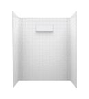 Swan Corporation White Shower Wall Kit 