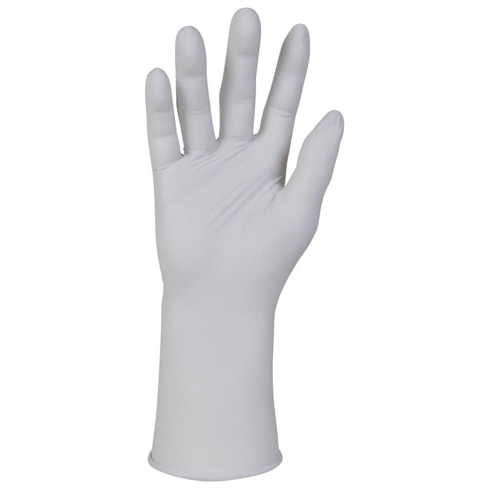 Kimberly Clark White Nitrile Gloves in White 