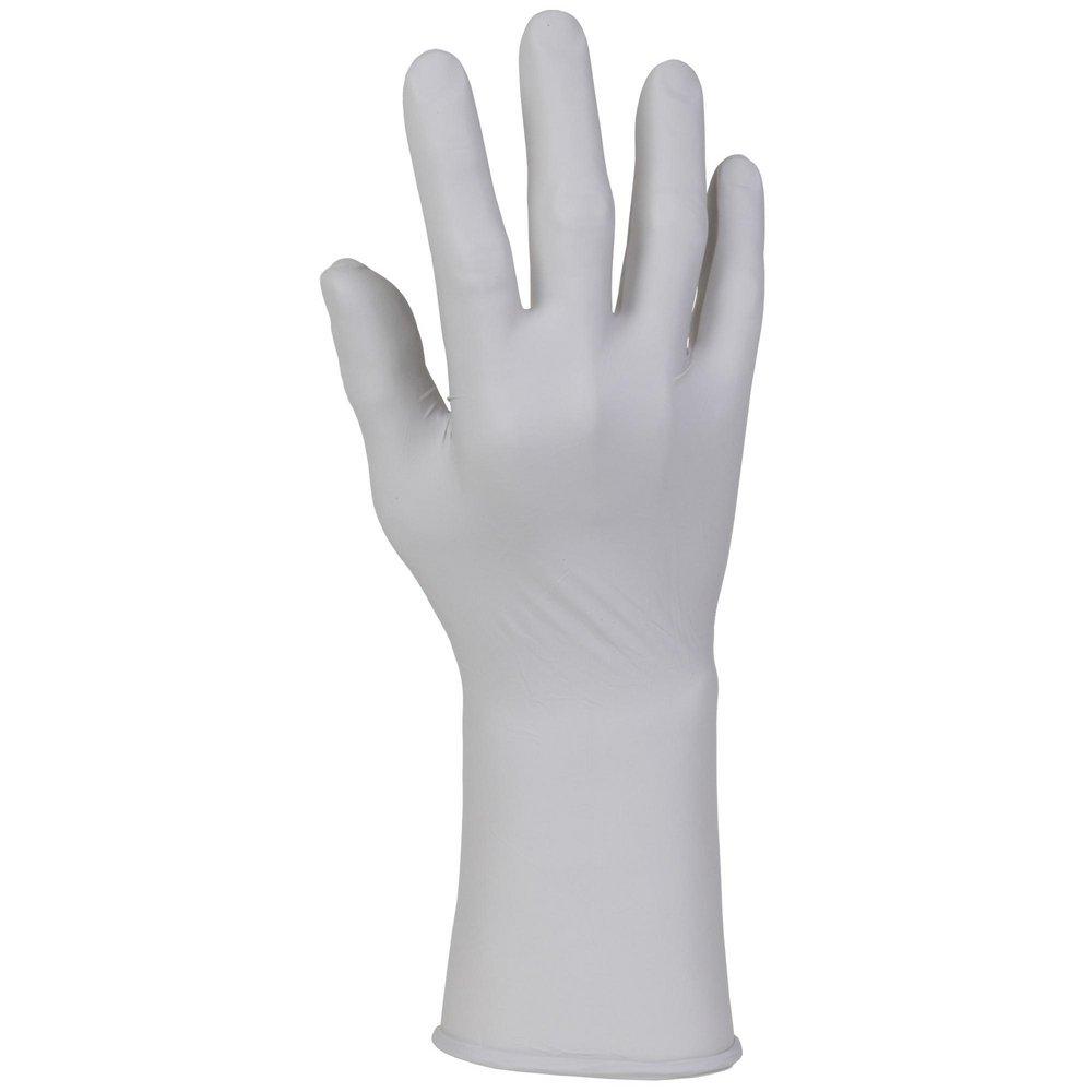 Kimberly Clark White Nitrile Gloves in White 