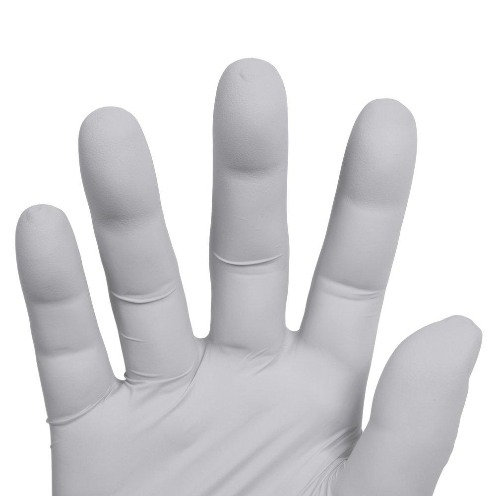 Kimberly Clark White Nitrile Gloves in White 