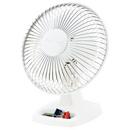 Air King America Inc White 6 in. 2-speed Polypropylene Table Fan 
