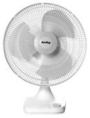 Air King America Inc White 12 in. 3-speed Polypropylene Oscillating Table Fan 