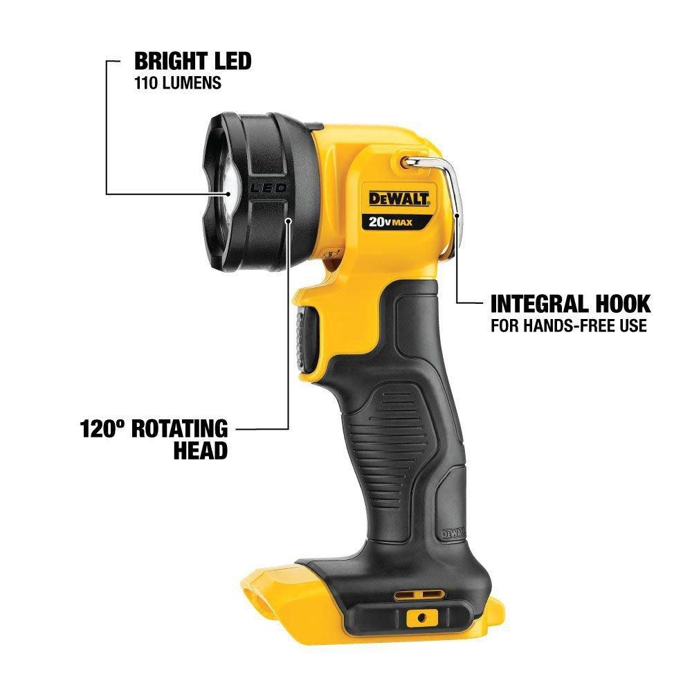 DEWALT Black Plastic LED Work Light 