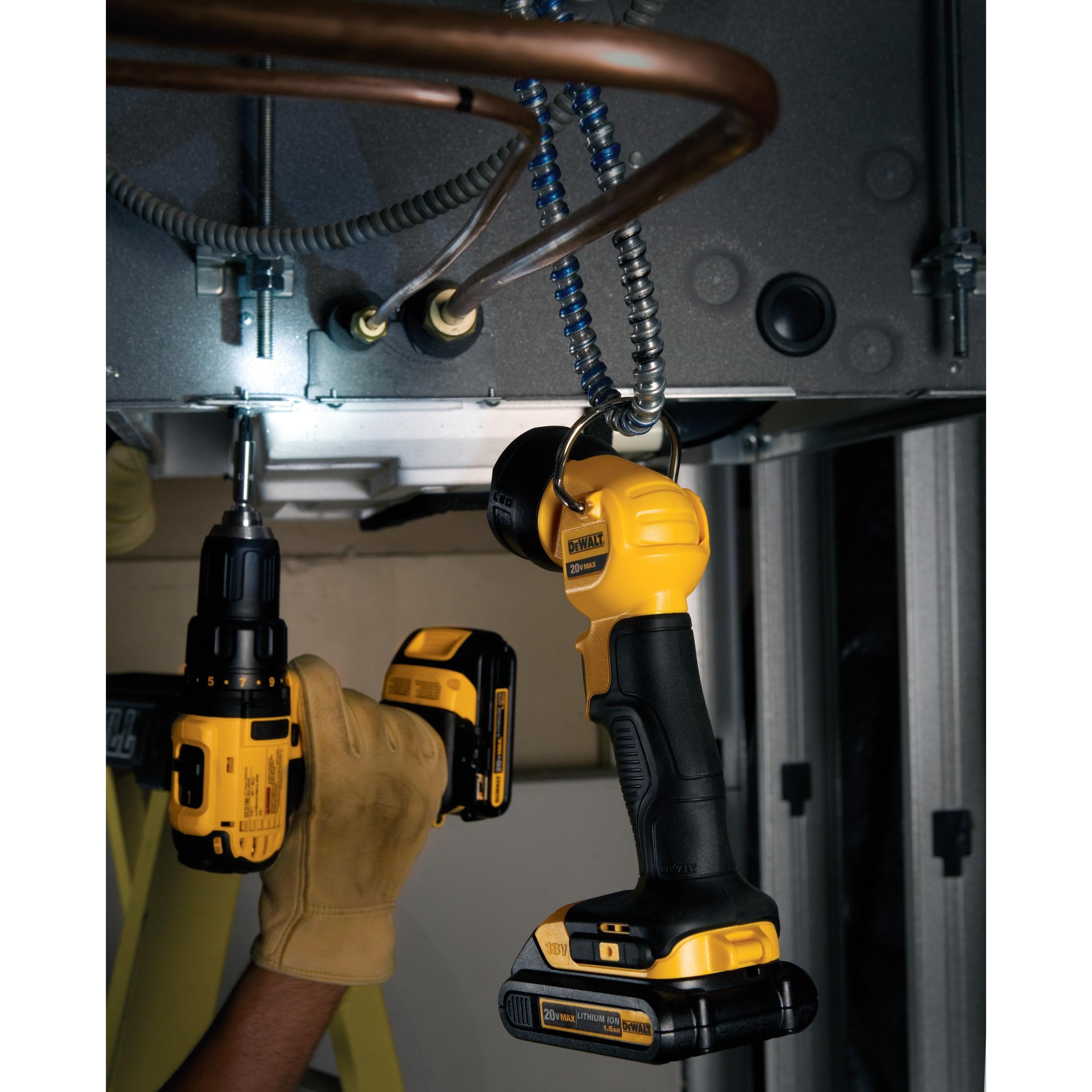 DEWALT Black Plastic LED Work Light 