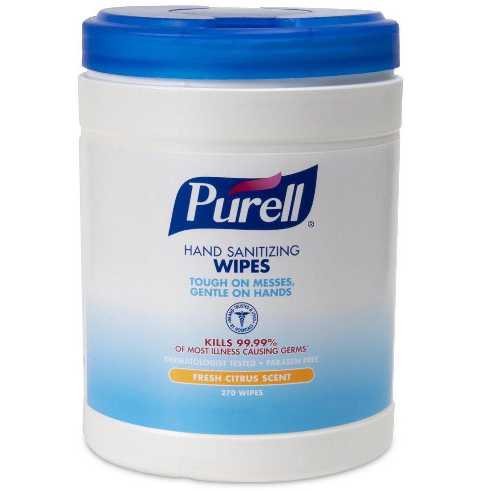 PURELL&reg; White Hand Sanitizing Wipes Canister 