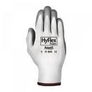 Size 9 Foam and Rubber and Plastic Foam Glove in Grey and White
