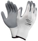 Size 10 Foam and Rubber and Plastic Foam Glove in Grey and White