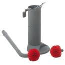Ergo-Toilet Bowl Brush System with Holder in Grey
