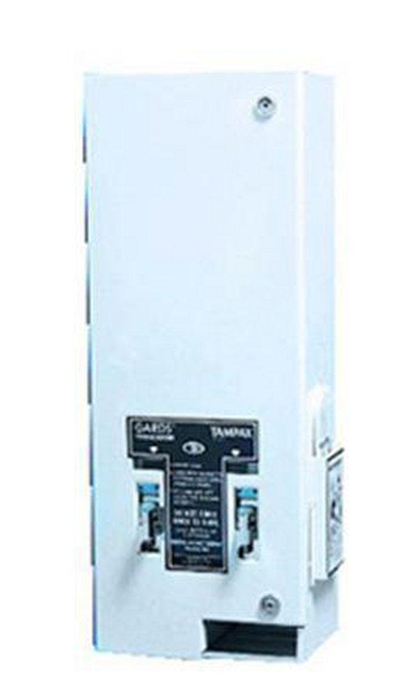 White 24 in. Metal Sanitary Napkin Vendor Machine 