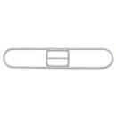 Black 5 in. Clip-On Dust Mop Frame in Black 