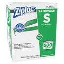 Ziploc Clear 6 in. Commercial Sandwich Bag (Case of 500) 