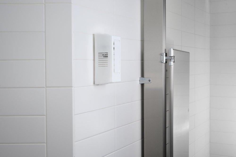 White Gel Air Freshener Disposer Cabinet 