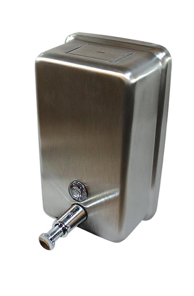 Impact Products Stainless Steel Vertical Soap Dispenser in Stainless Steel 