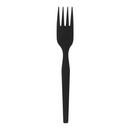 Georgia-Pacific Black 24 Piece Disposable Fork in Black 