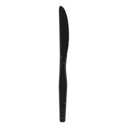 24 Piece Disposable Knife in Black (Pack of 40)