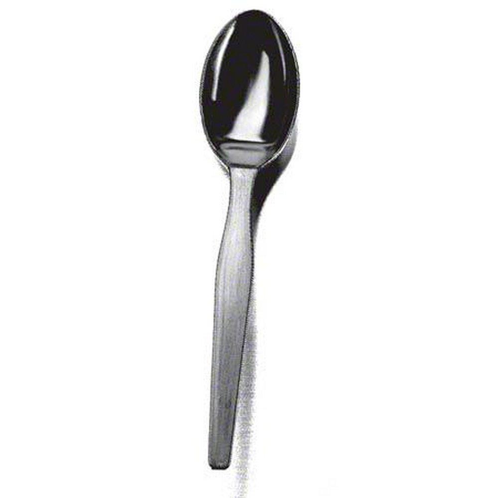 Georgia-Pacific Black 24 Piece Disposable Tea Spoon in Black 