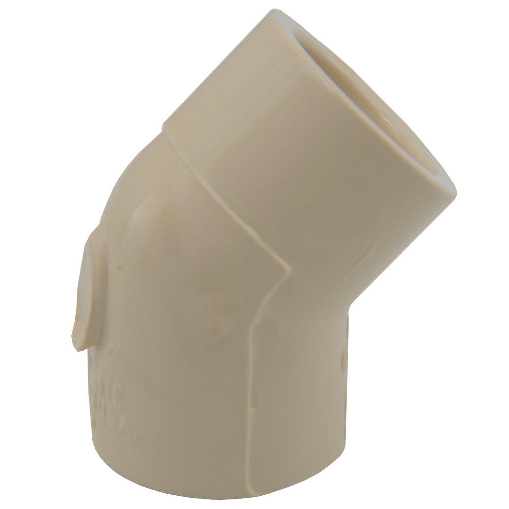 Cream CTS CPVC 45&deg; Elbow 