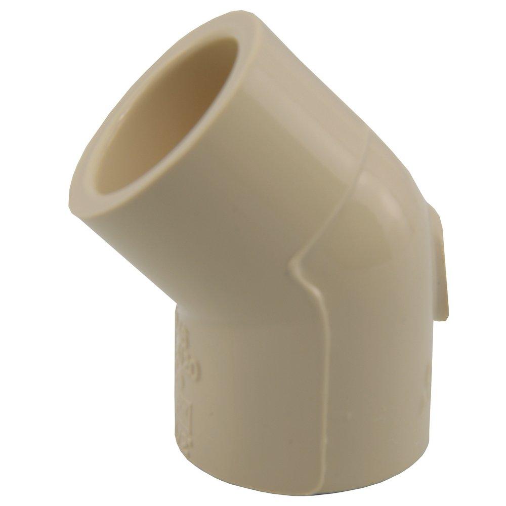 Cream CTS CPVC 45&deg; Elbow 