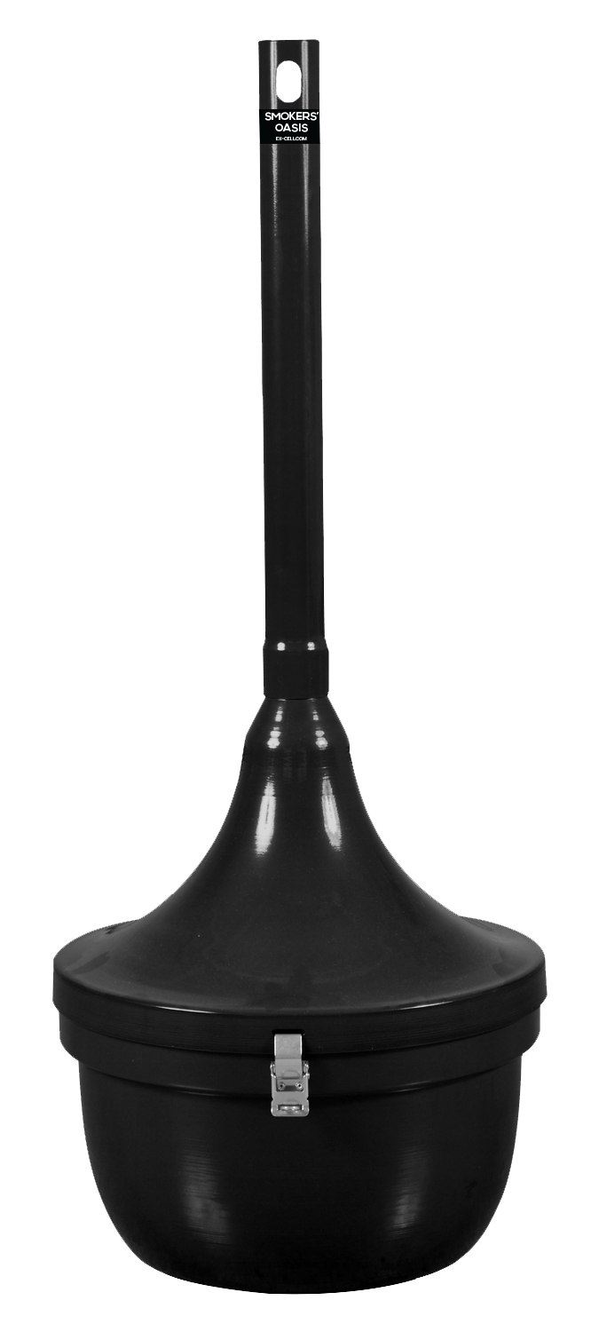 SMOKERS OASIS RND STL 4.5G BLK 