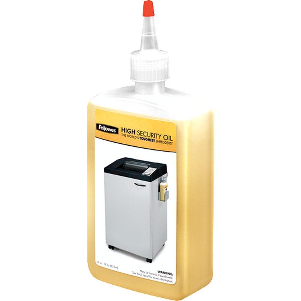 Fellowes Manufacturing Yellow Plastic Shredder Oil with Extension Nozzle 