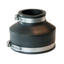 Fernco Clamp Reducing Plastic Coupling with Stainless Steel Band 