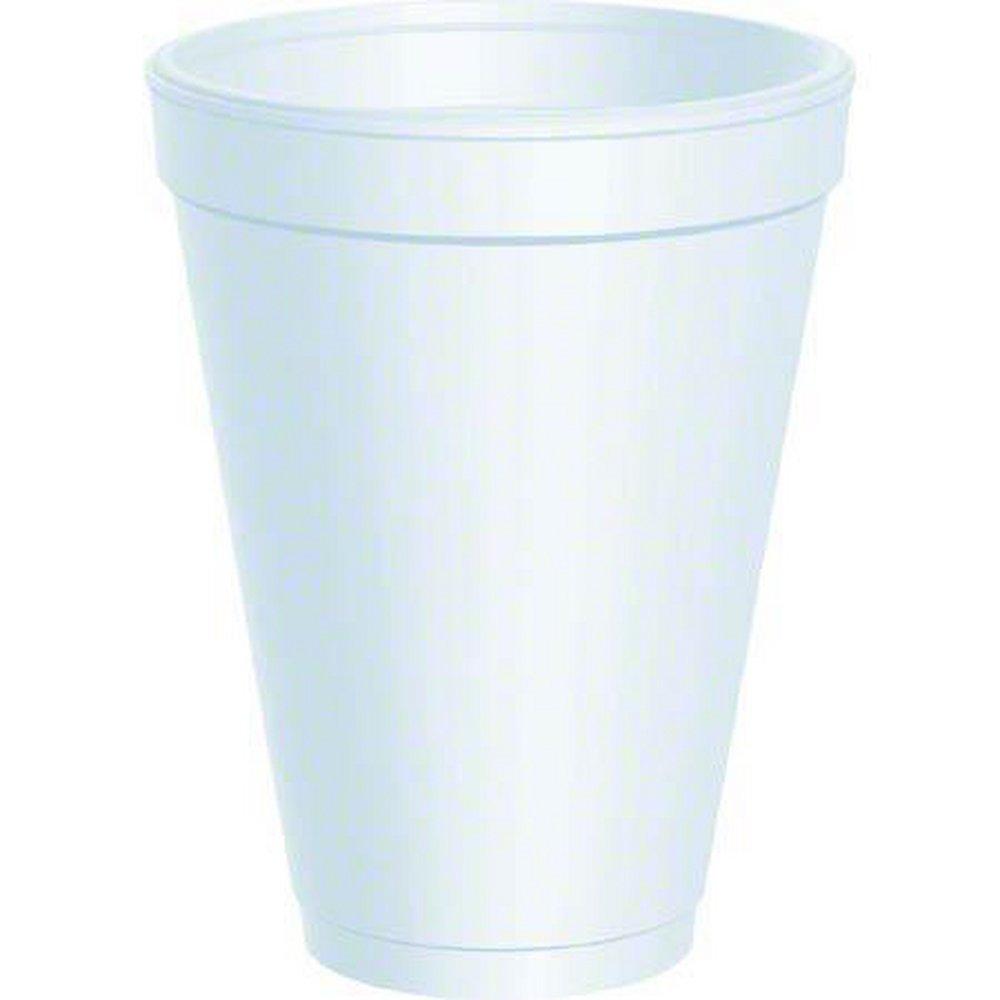 Dart Container White Foam Cup in White 
