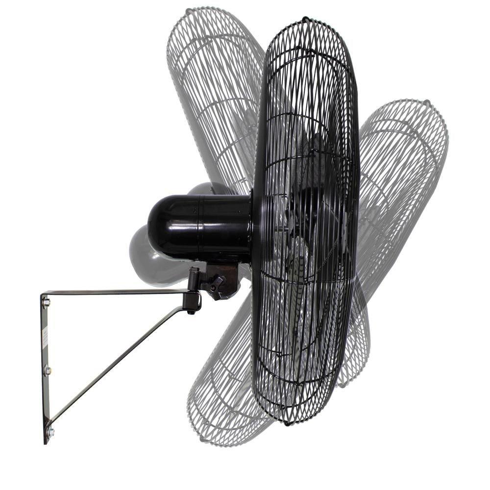 Air King America Inc 3-Blade Oscillating Wall Mount Portable Fan 