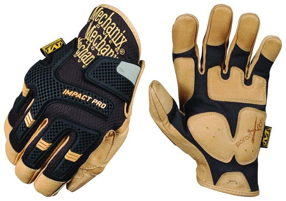 Mechanix Wear Black Thermal Plastic Rubber and Leather Impact Pro Glove 