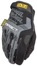Size L Synthetic Leather Rubber Mechanic’s Glove in Black and Grey