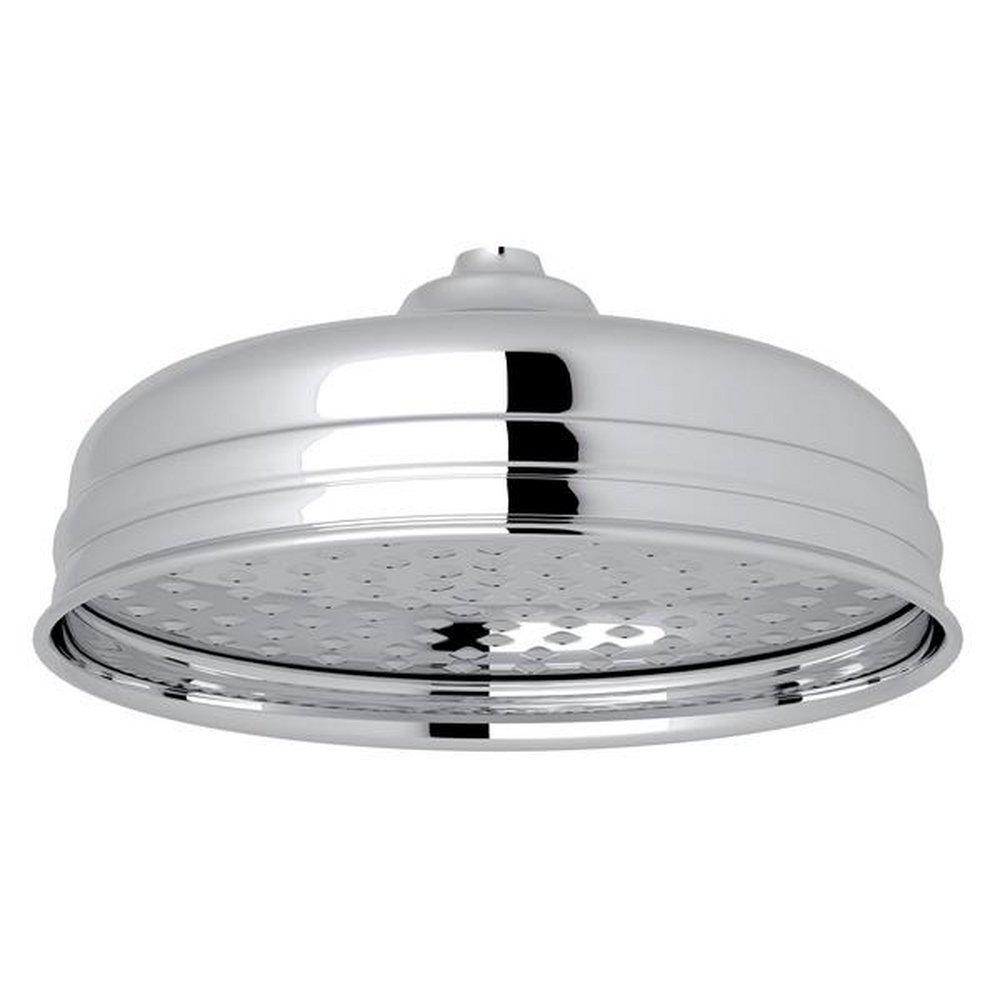 Perrin & Rowe Polished Chrome Single Function Rain Showerhead 