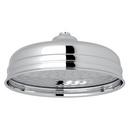 Perrin & Rowe Polished Chrome Single Function Rain Showerhead 