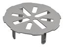 4 x 3 in. Stainless Steel Drain Cover